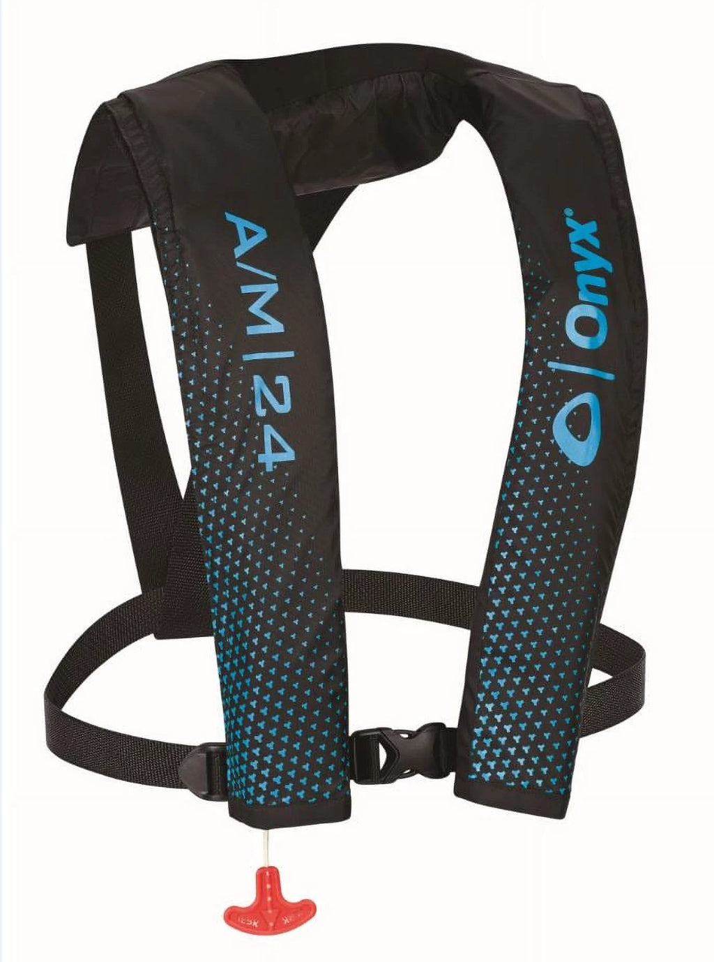 Onyx Auto/Manual Inflate Life Vest Black/Blue One Size C43615