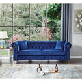 Blue Velvet Sofa W475