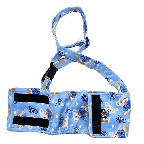 Washable Fleece Dog Diaper with Suspender V763947
