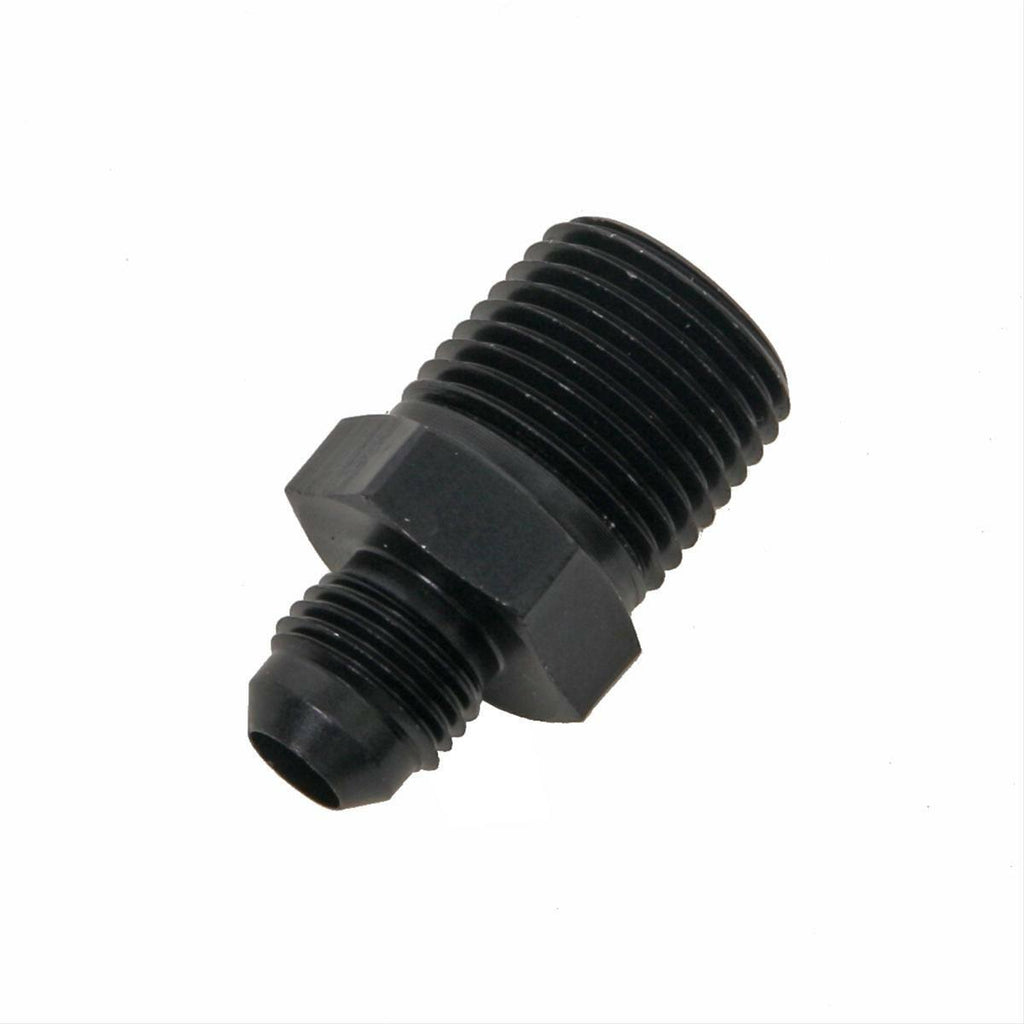 Adapter Fitting #6 An Male Flare to 1/2in. NPT Male Blk U10603
