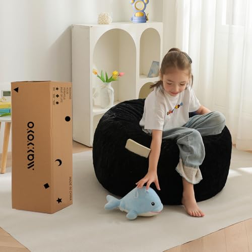 Beige Convertible Bean Bag Chair Bed S307