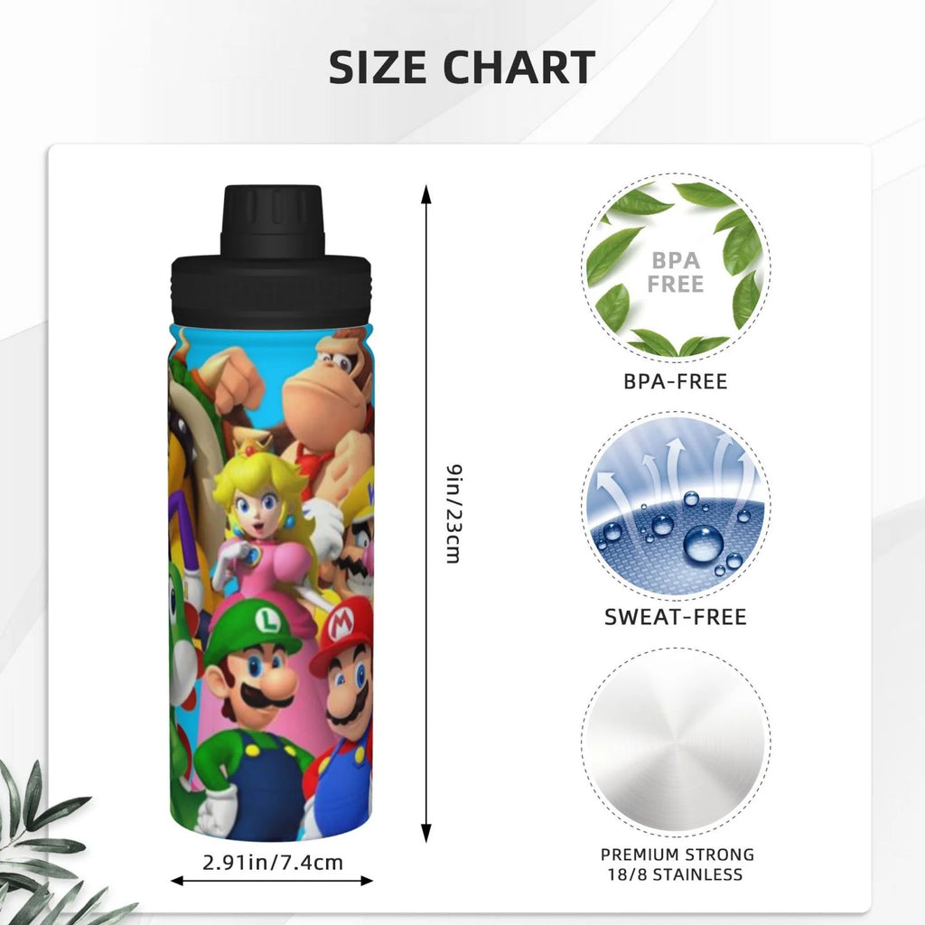 18OZ Stainless Steel Insulated Water Bottle B63756