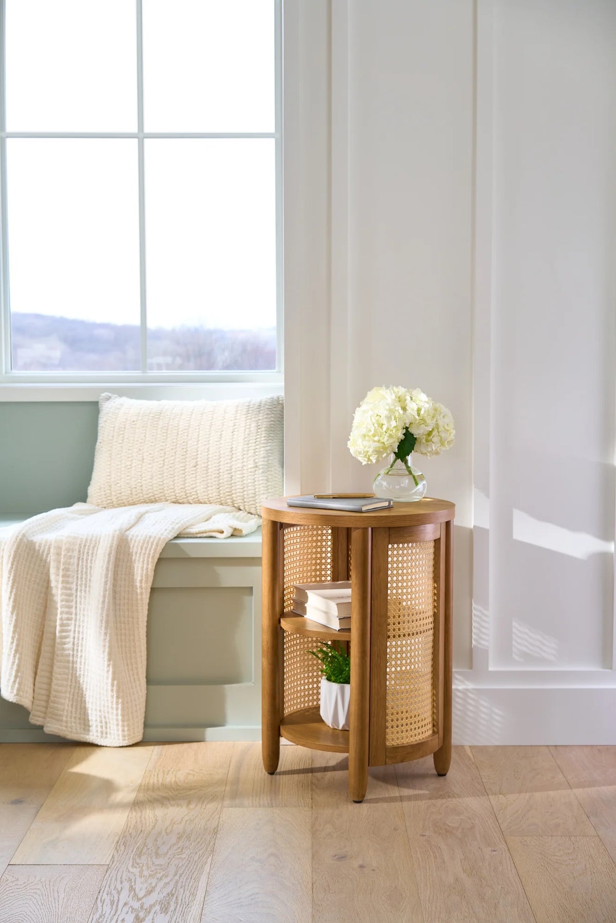 Side Table Light Honey Finish C643