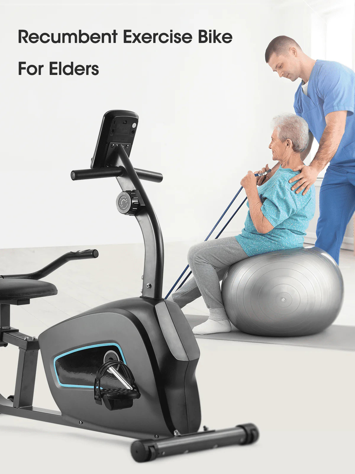 Recumbent Exercise Bike with Tablet Holder X546