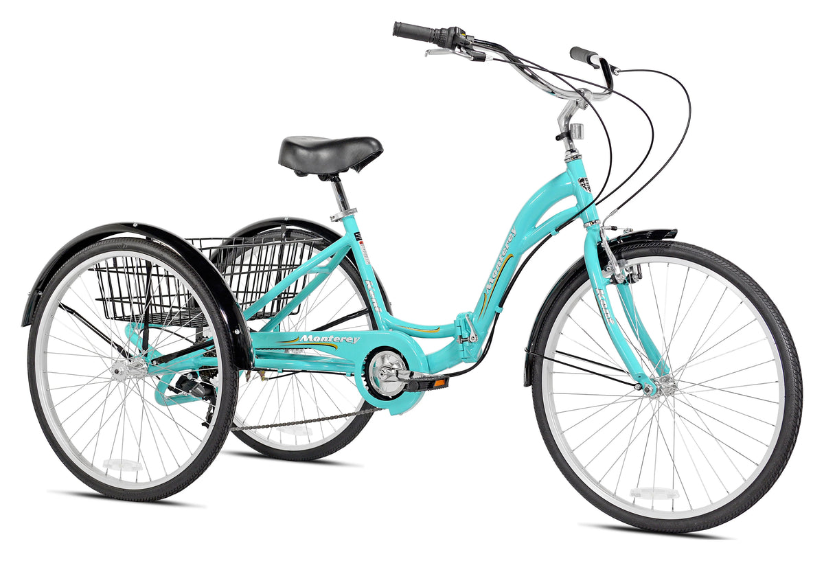 Aqua 7-Speed Folding Adult Tricycle A2602