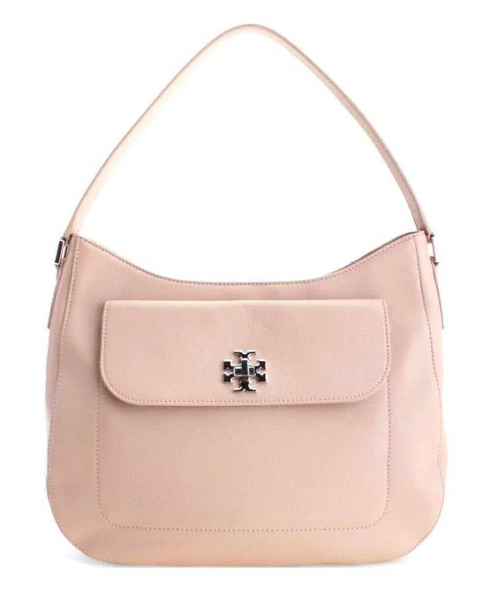 Leather Slouchy Hobo Bag U569