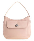 Leather Slouchy Hobo Bag U569