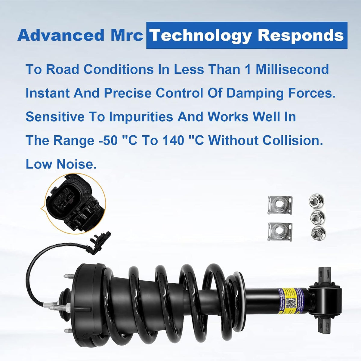 Front Shock Absorbers with Magnetic Ride Control Compatible with 2015-2021 Chevrolet Silverado Escalade Tahoe Suburban Sierra 1500 Yukon XL MRC Assembly E2893
