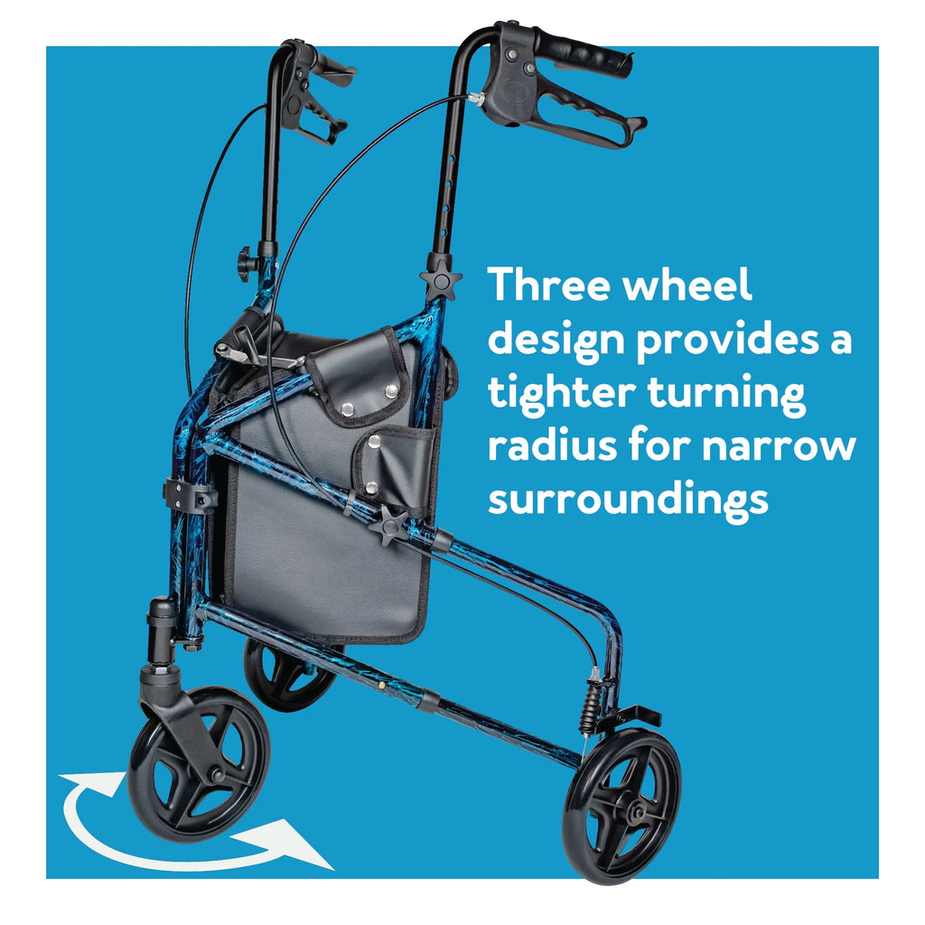 Aluminium 3 Wheel Rollator Walker Q4631