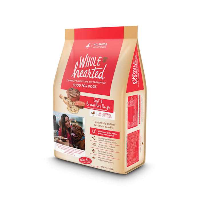 Beef and Brown Rice Recipe Dry Dog Food L367119