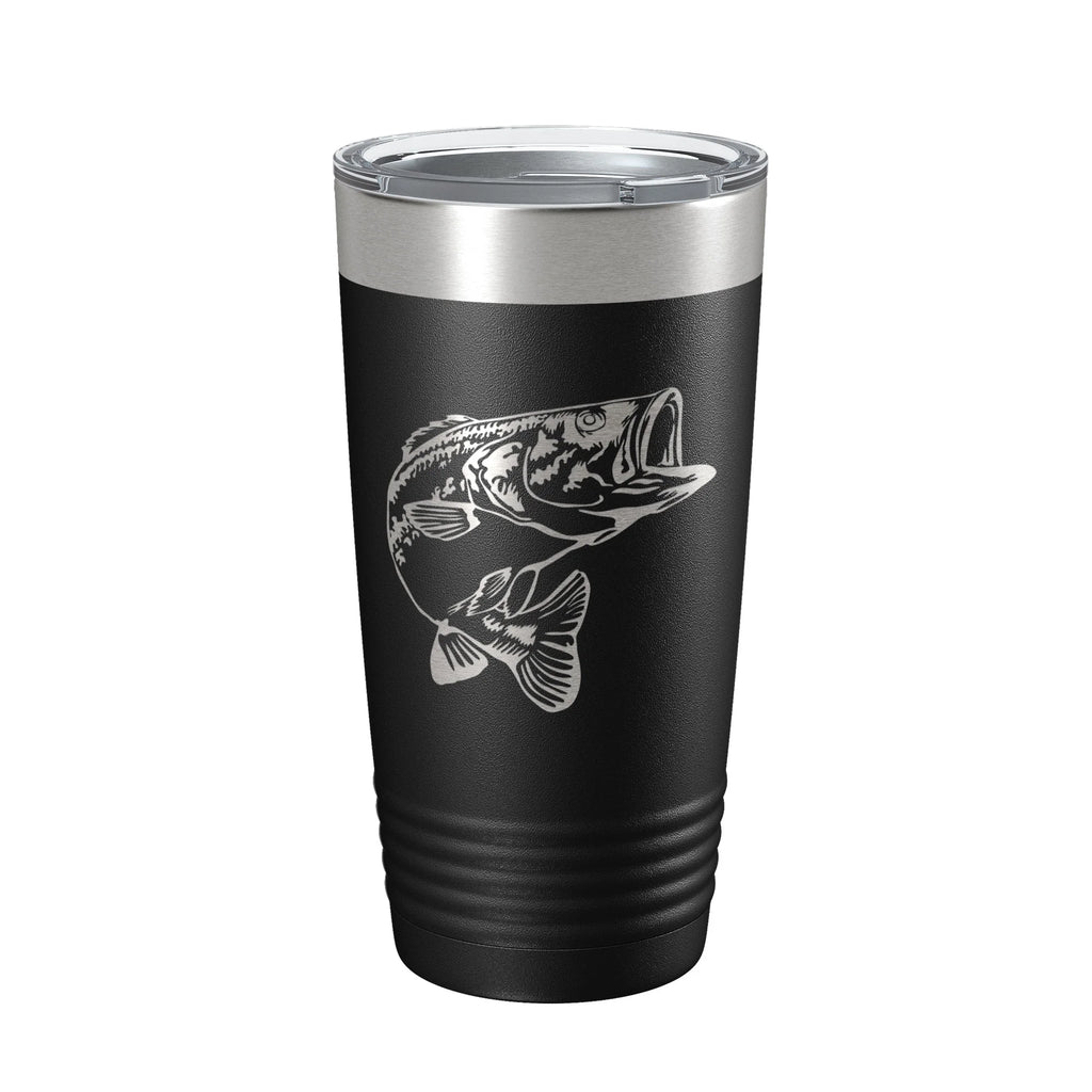 20 oz Insulated Black Travel Mug P7422