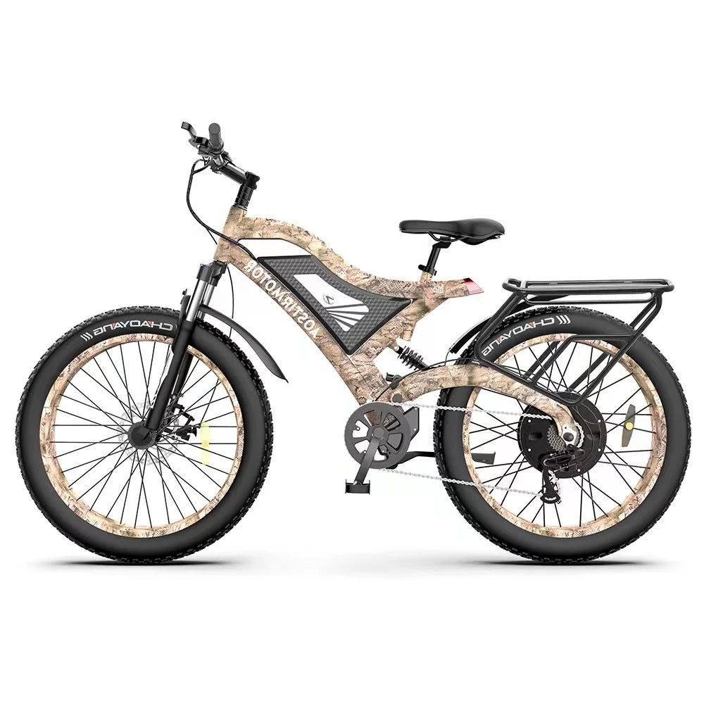 26" 1500W Fat Tire Electric Mountain Bike Y46350