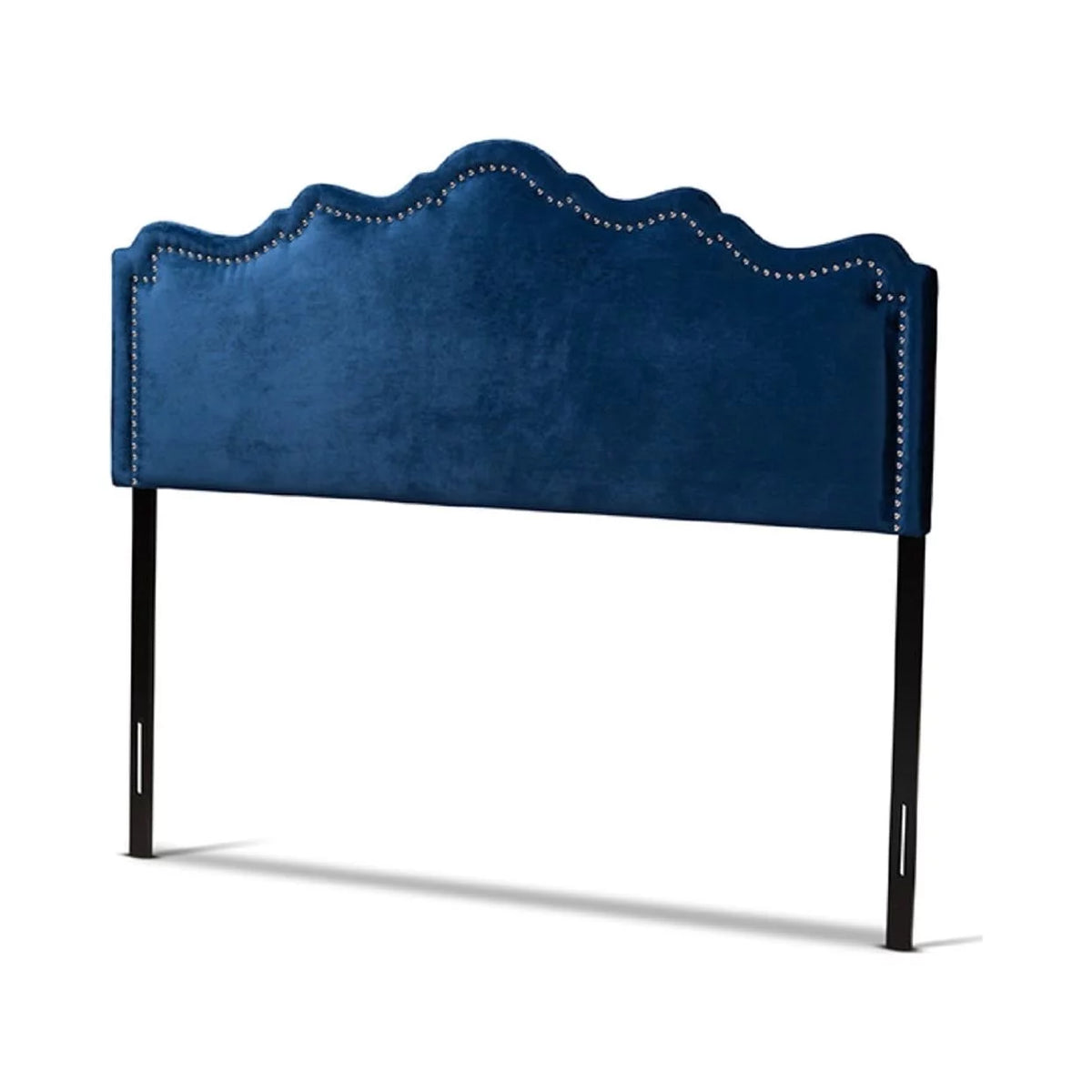Royal Blue Velvet King Size Headboard Z659