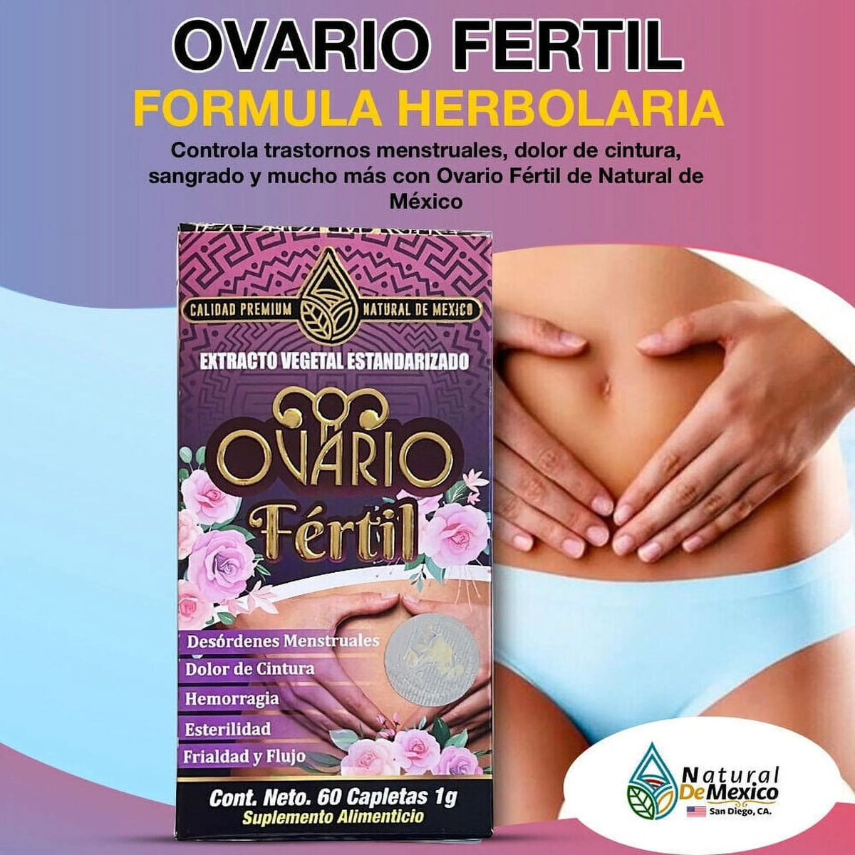 Fertile Ovary Supplement 60 Caplets M254