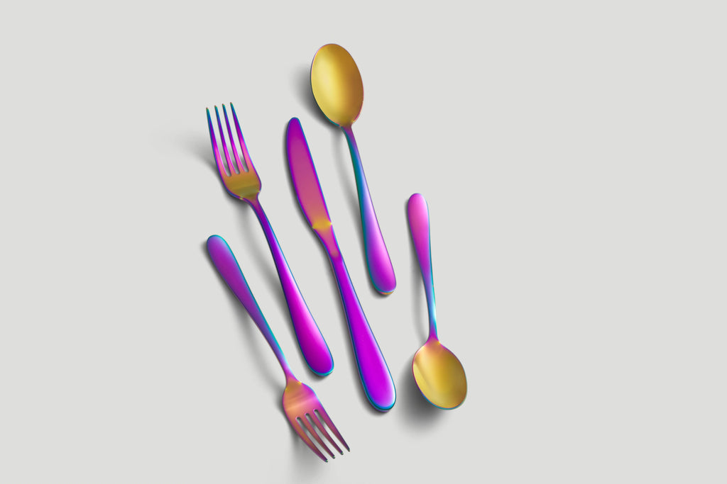 Black 20-Piece Flatware Set W29457