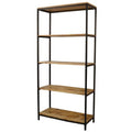 Natural Mango and Black Tall Bookcase O266598
