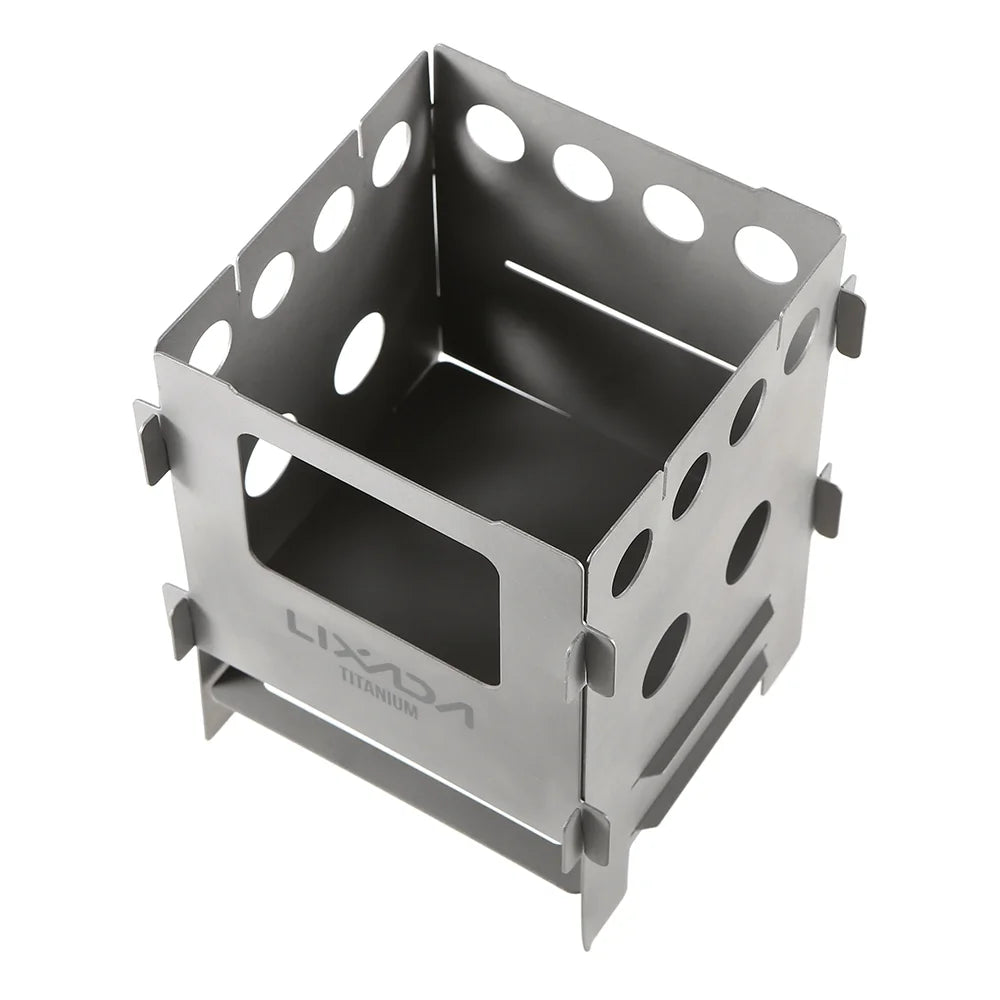 Titanium Folding Wood Pocket Camping Stove W612