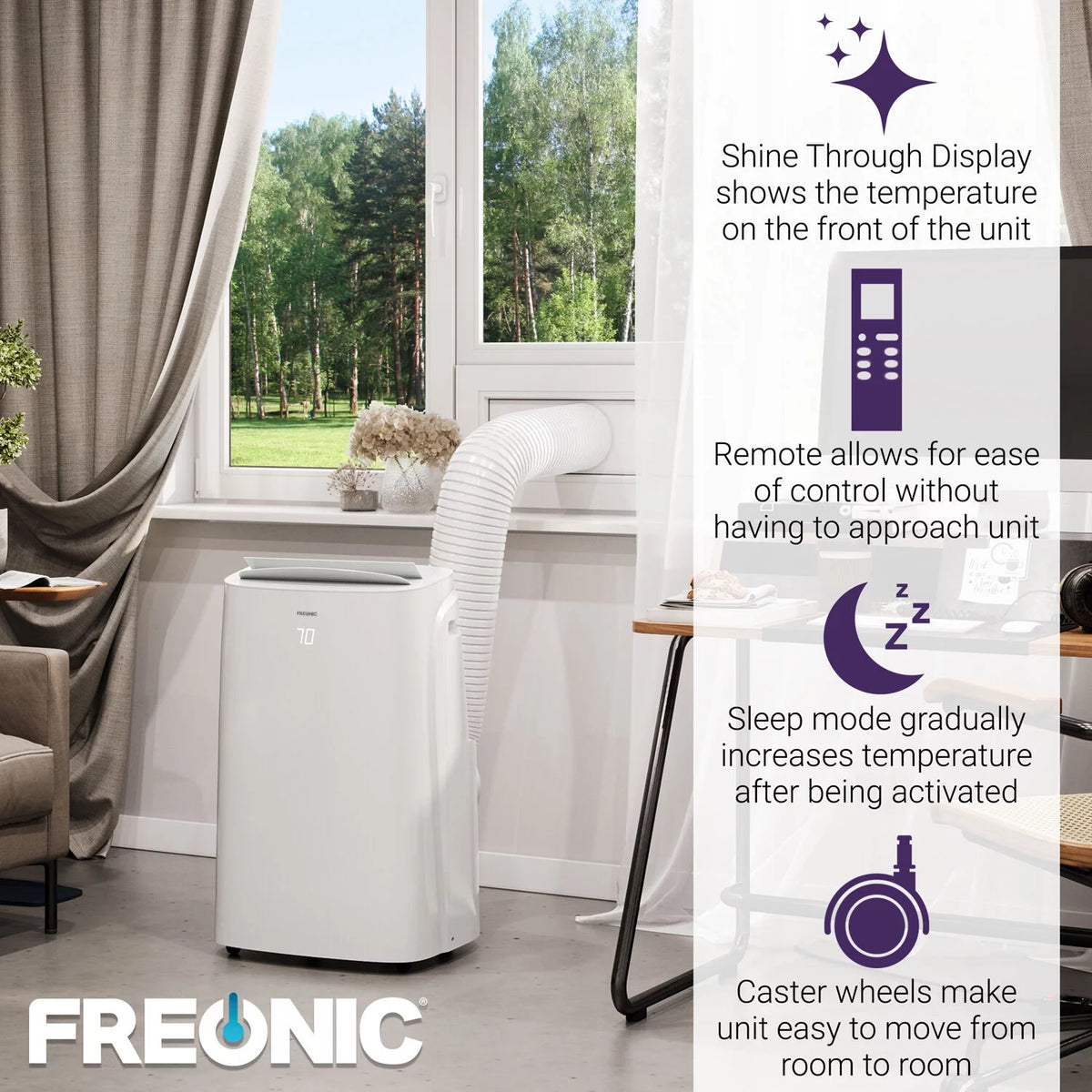6,350 BTU Portable Air Conditioner Z579