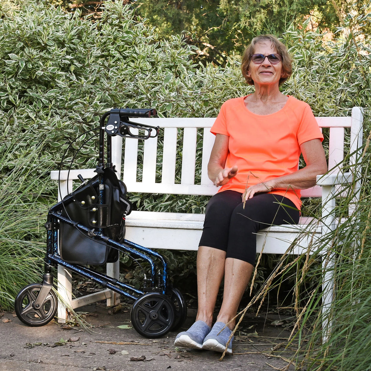 Aluminium 3 Wheel Rollator Walker Q4631