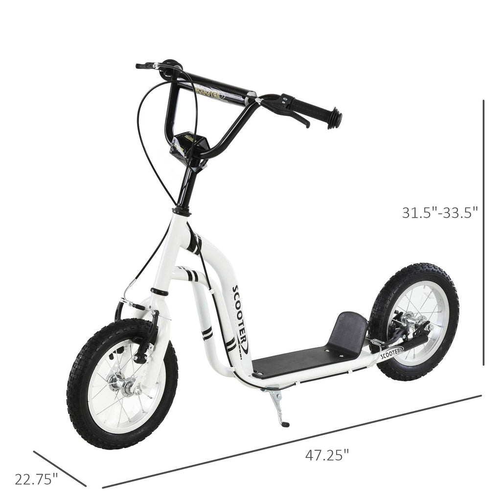 Blue 12-Inch Youth Scooter with Dual Brakes Y578548