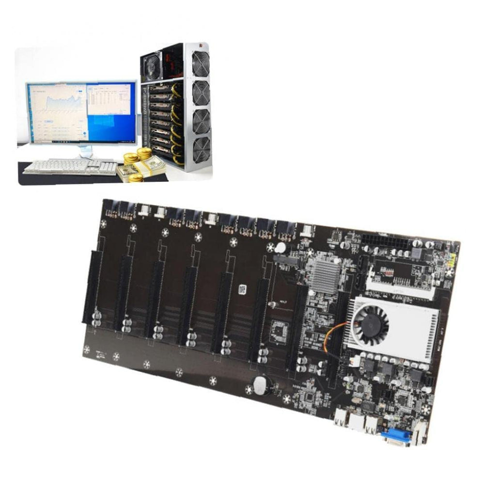 Mining Motherboard with 8 Video Card Slots Q103