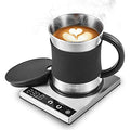 Coffee Mug Warmer & Mug Set Stainless Steel R529