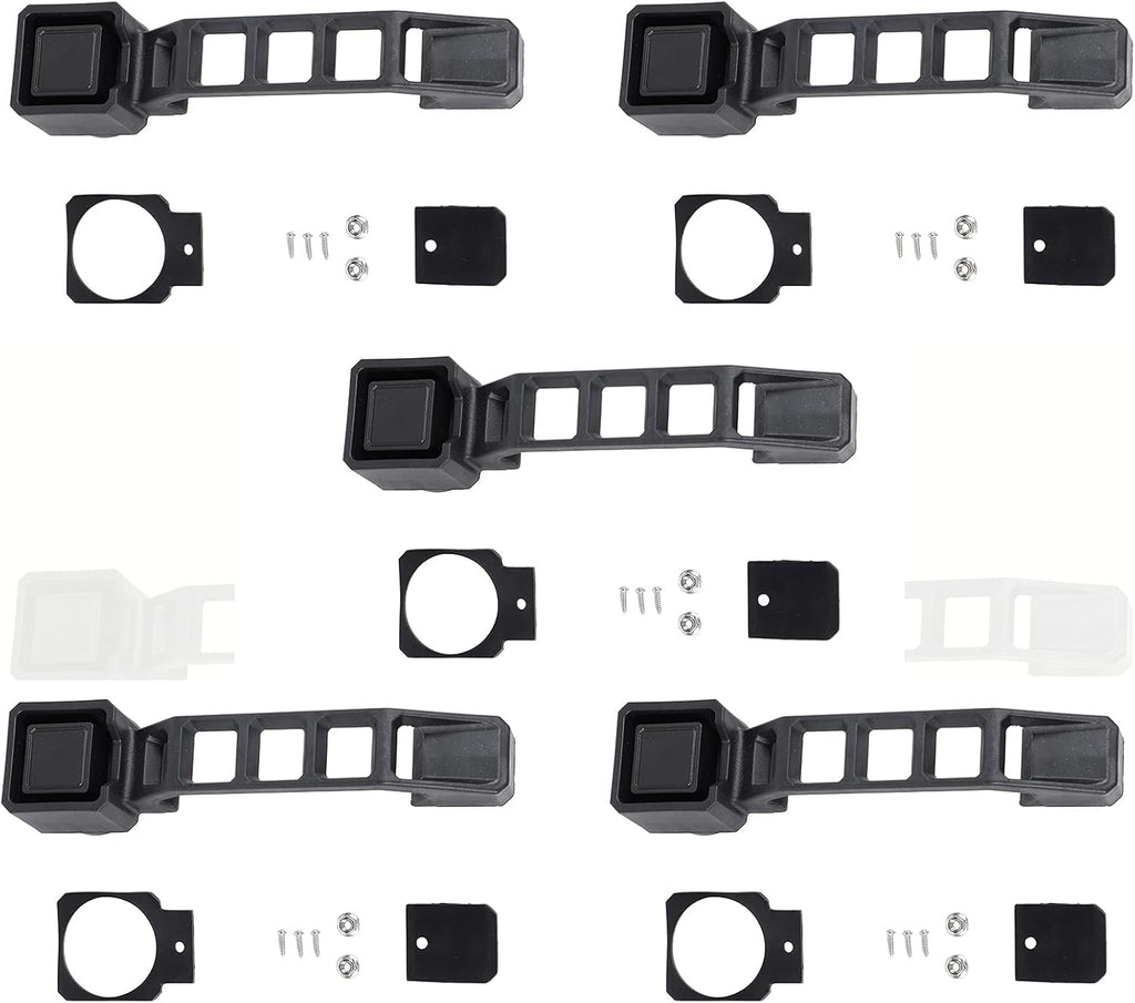Mechanical Hollow Shape Handle Replacement Part for Jeep Wrangler JK JKU 2007-2018 (5 Handle /Set) Pack of 2 H350357