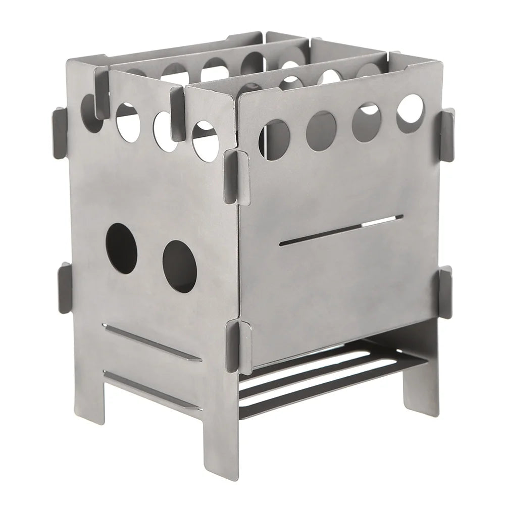 Titanium Folding Wood Pocket Camping Stove W612