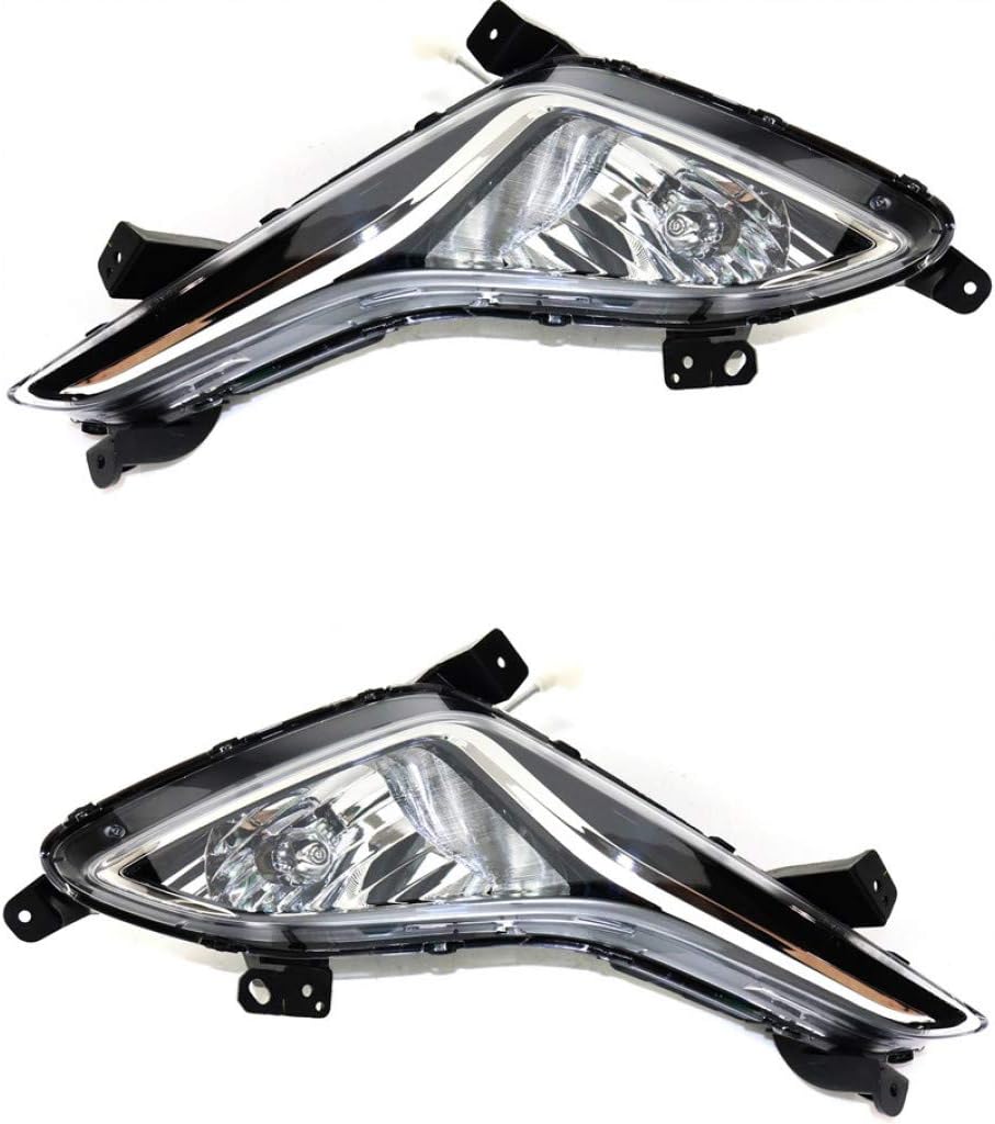 Fog Light Assembly for Hyundai Elantra 2014 2015 2016 Pair S337935