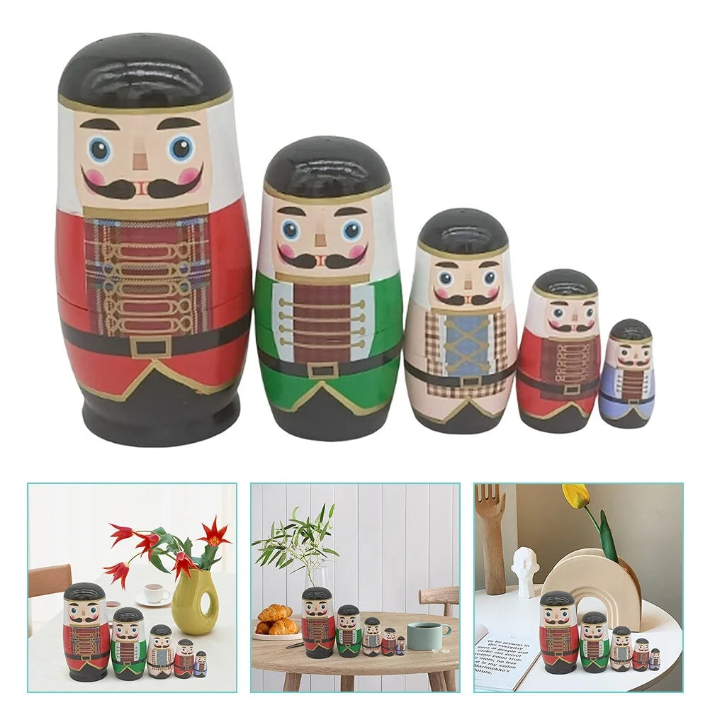 Nutcracker Wooden Stacking Dolls L3965