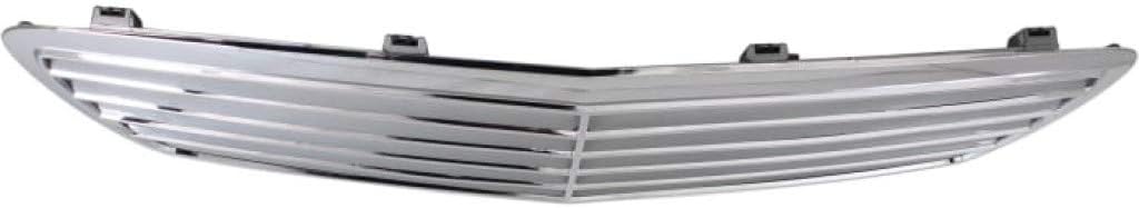 Chrome Shell Silver Insert Grille Assembly with 9 Molding for Sedan Wagon I535660