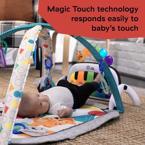 4-in-1 Music and Language Play Gym and Piano Tummy Time Activity Mat W655021