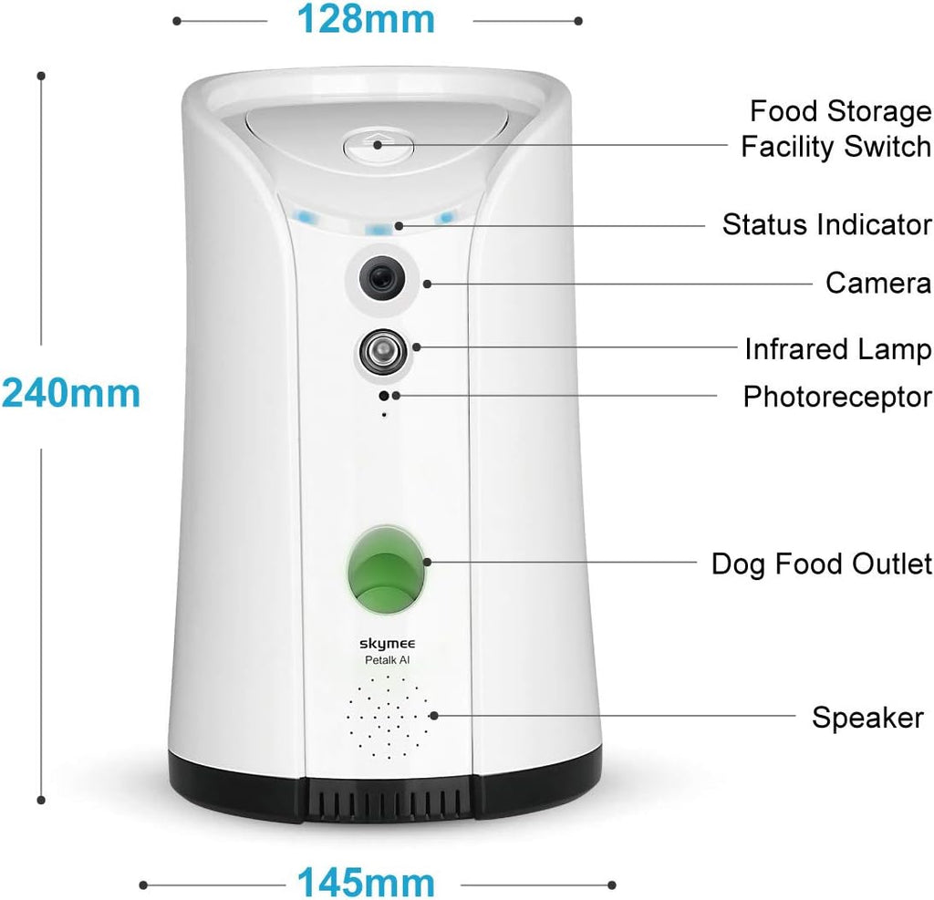 White Full HD Pet Camera with Two-Way Audio and Night Vision B360