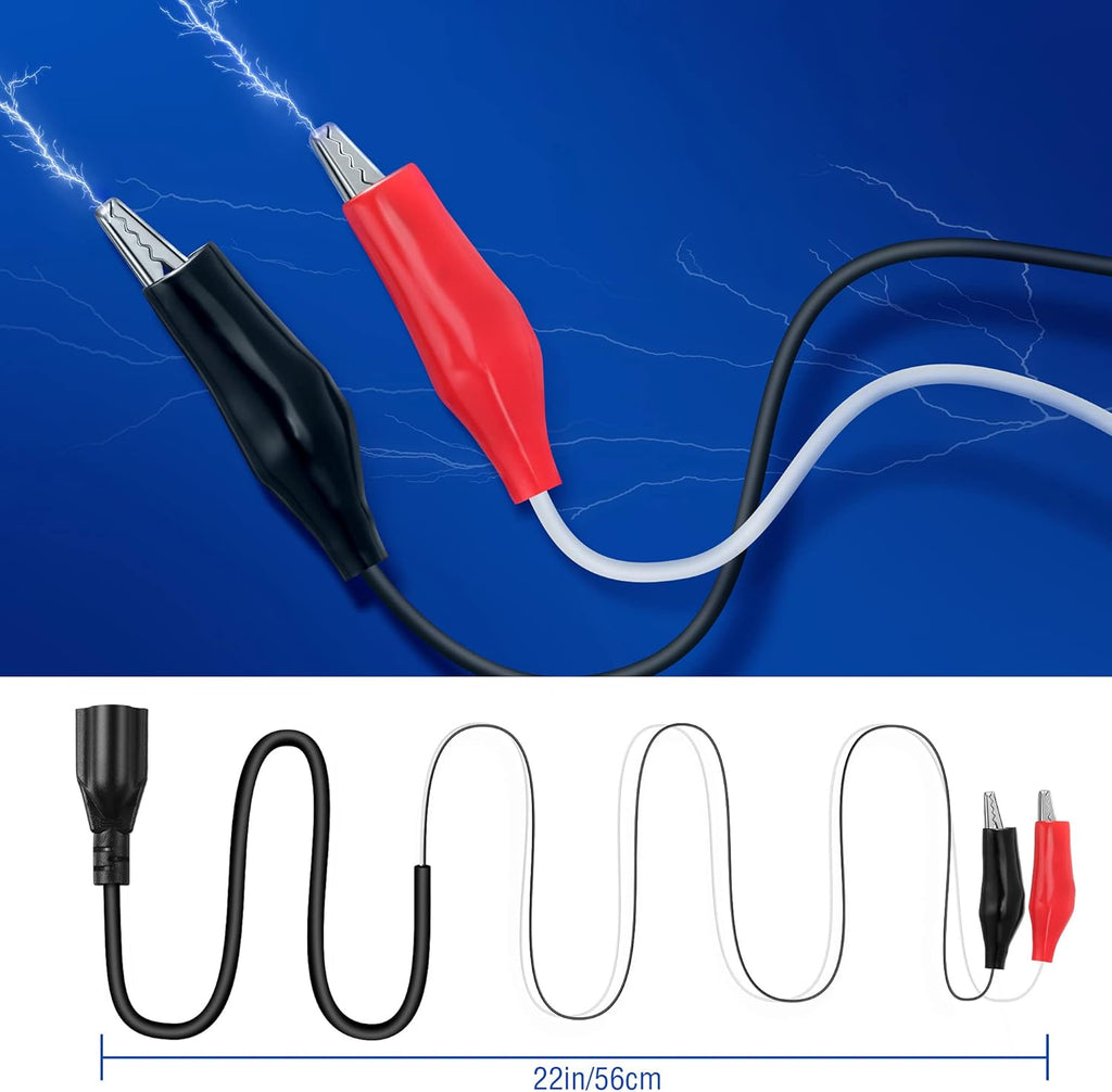 Circuit Breaker Finder Adapter Accessory Kit with Clips, Light Socket, Grounding Outlet Adapter and Carrying Case Z5861