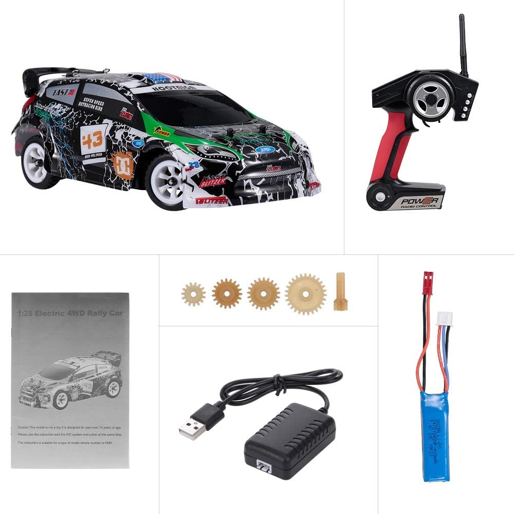 1/28 Scale 2.4G 4WD 30KM/H RC Car P92837