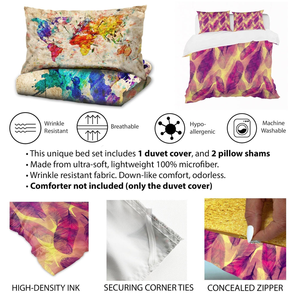 Twin Duvet Cover and Sham Set Y7822