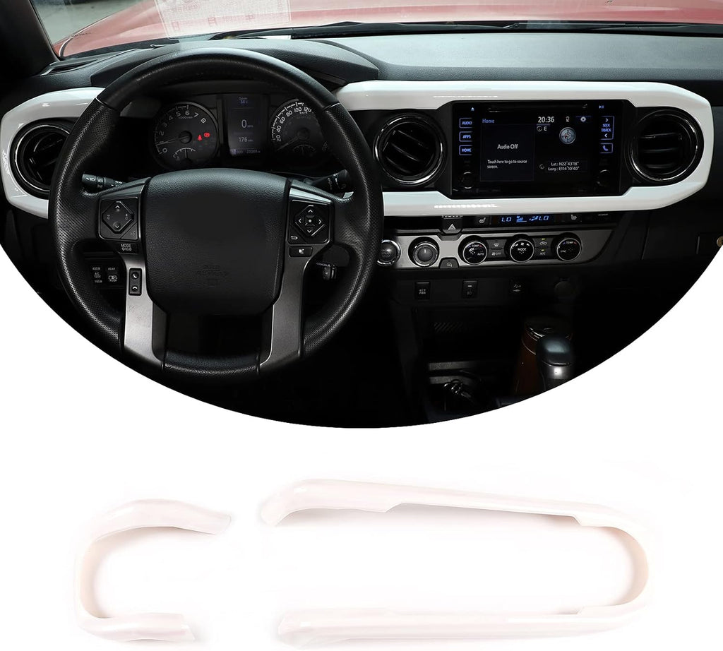 Car ABS Dashboard Panel Cover Trim Stickers (red) D624981