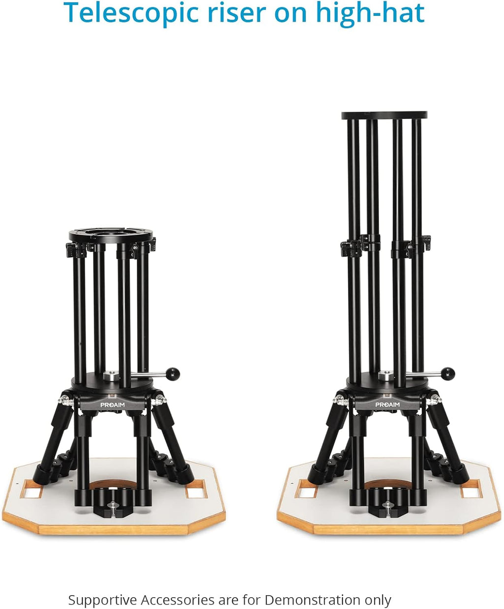 6"/15cm Camera Height Riser for Mitchell Dollies N167