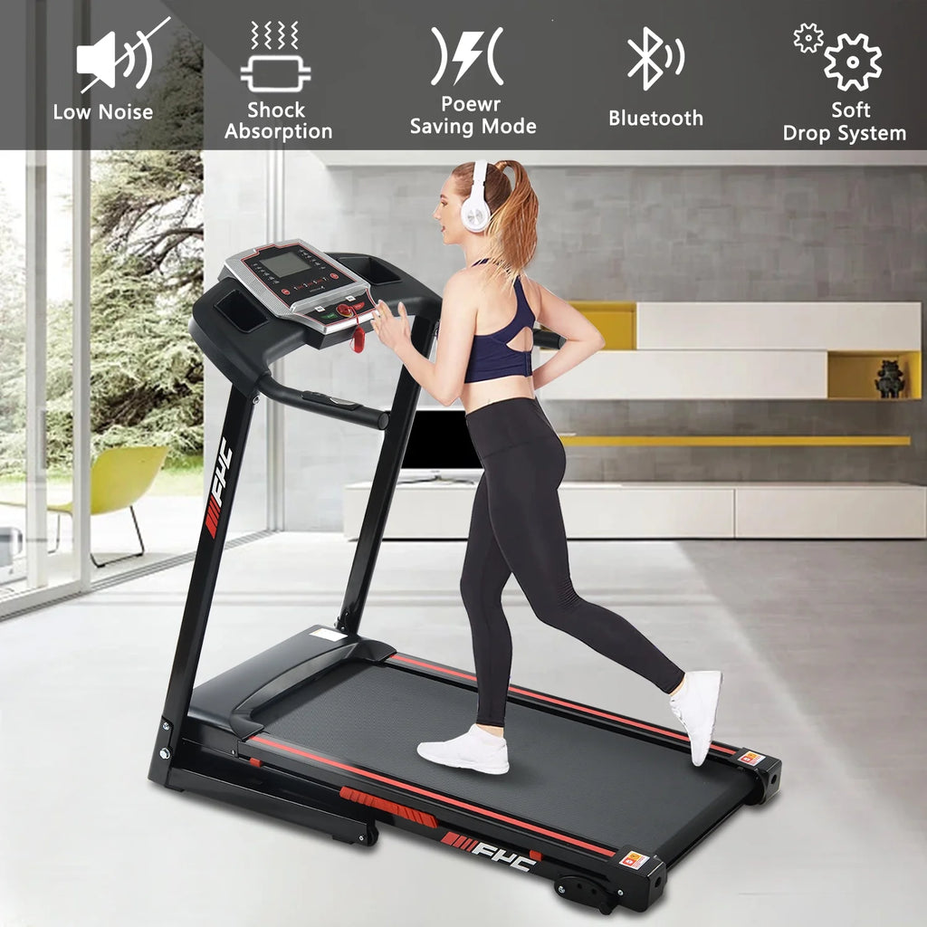 3.5HP Folding Incline Electric Treadmill 330 LB Capacity W96386