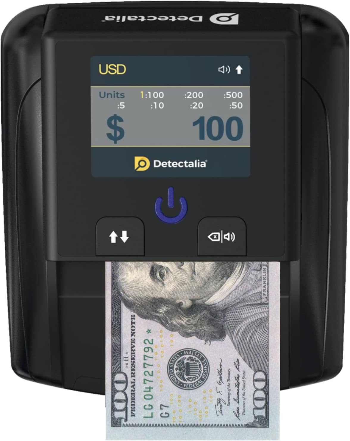 7-Point Automatic Counterfeit Bill Detector with TFT Color Display F515