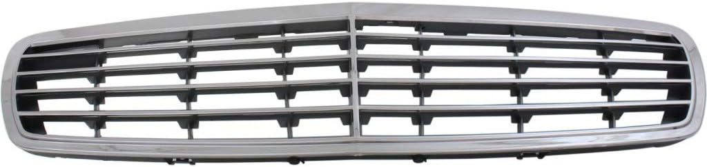 Chrome Shell Silver Insert Grille Assembly with 9 Molding for Sedan Wagon I535660