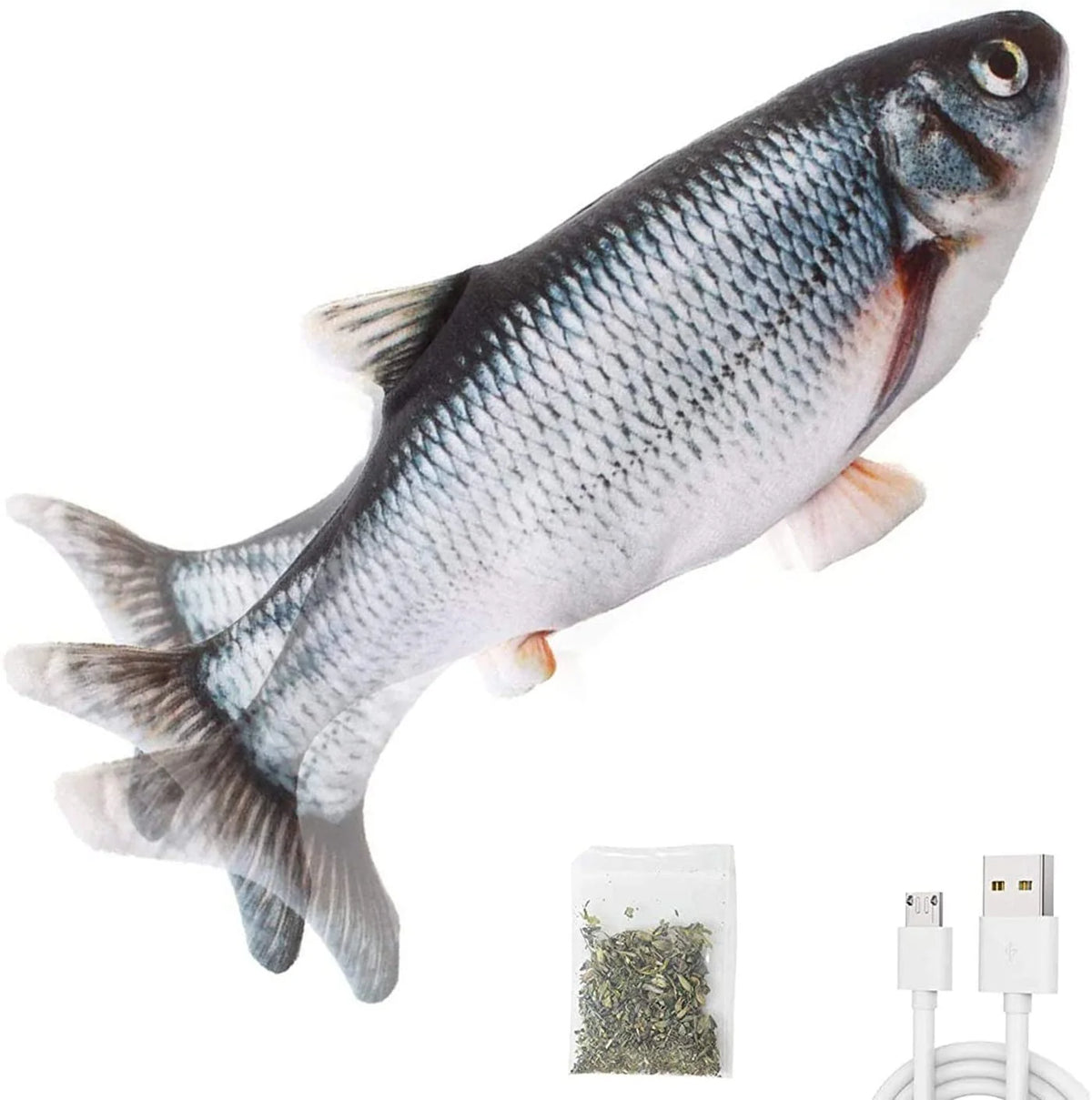 Moving Cat Kicker Fish Toy Q881