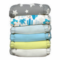 6 Diapers 12 Inserts One Size Hybrid AIO D88333