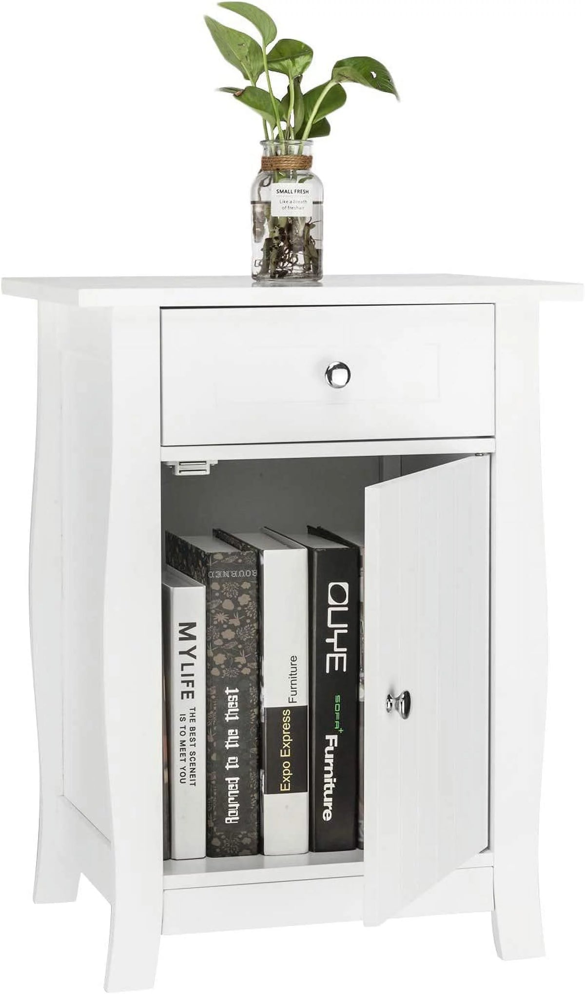 Set of 2 Wood Bedside Table U264