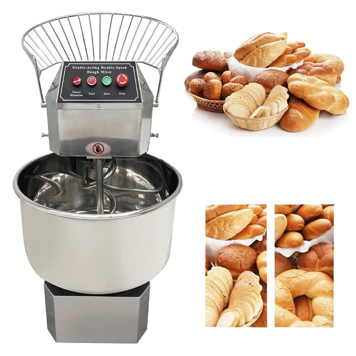 40L Electric Dough Mixer Stainless Steel G202989