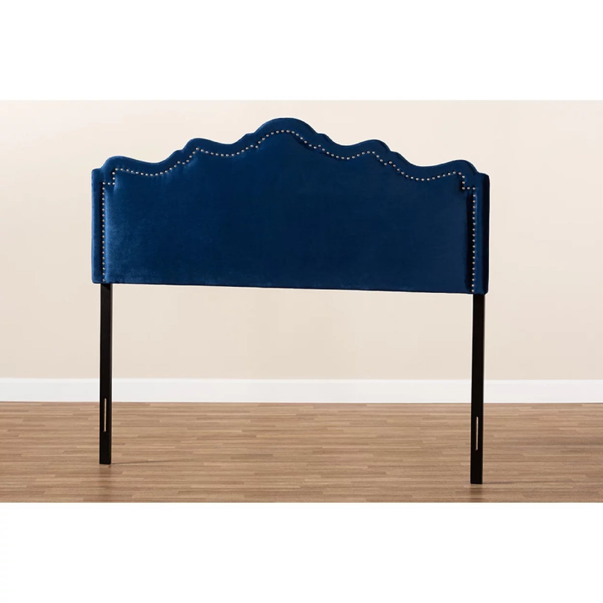Royal Blue Velvet King Size Headboard Z659