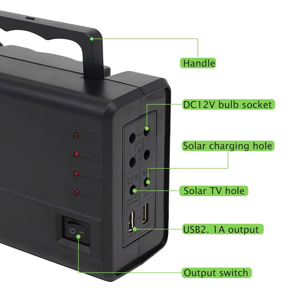 Portable Power Station with DC 12V and USB Ports V2470