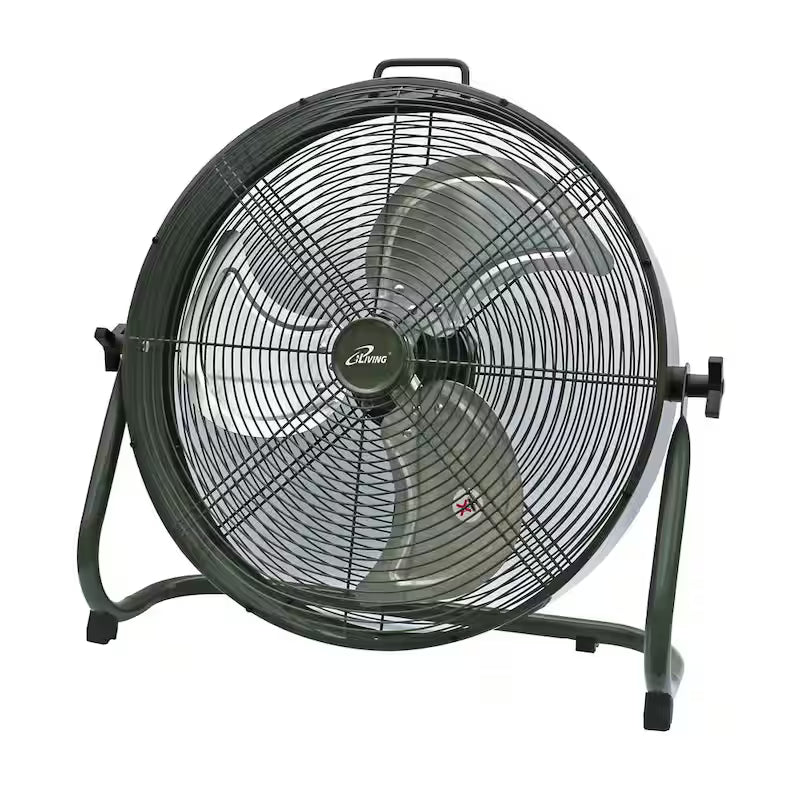 18 in. Rechargeable Battery-Operated Camping Floor Fan A9149