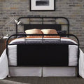 Black Twin Panel Bed F9039