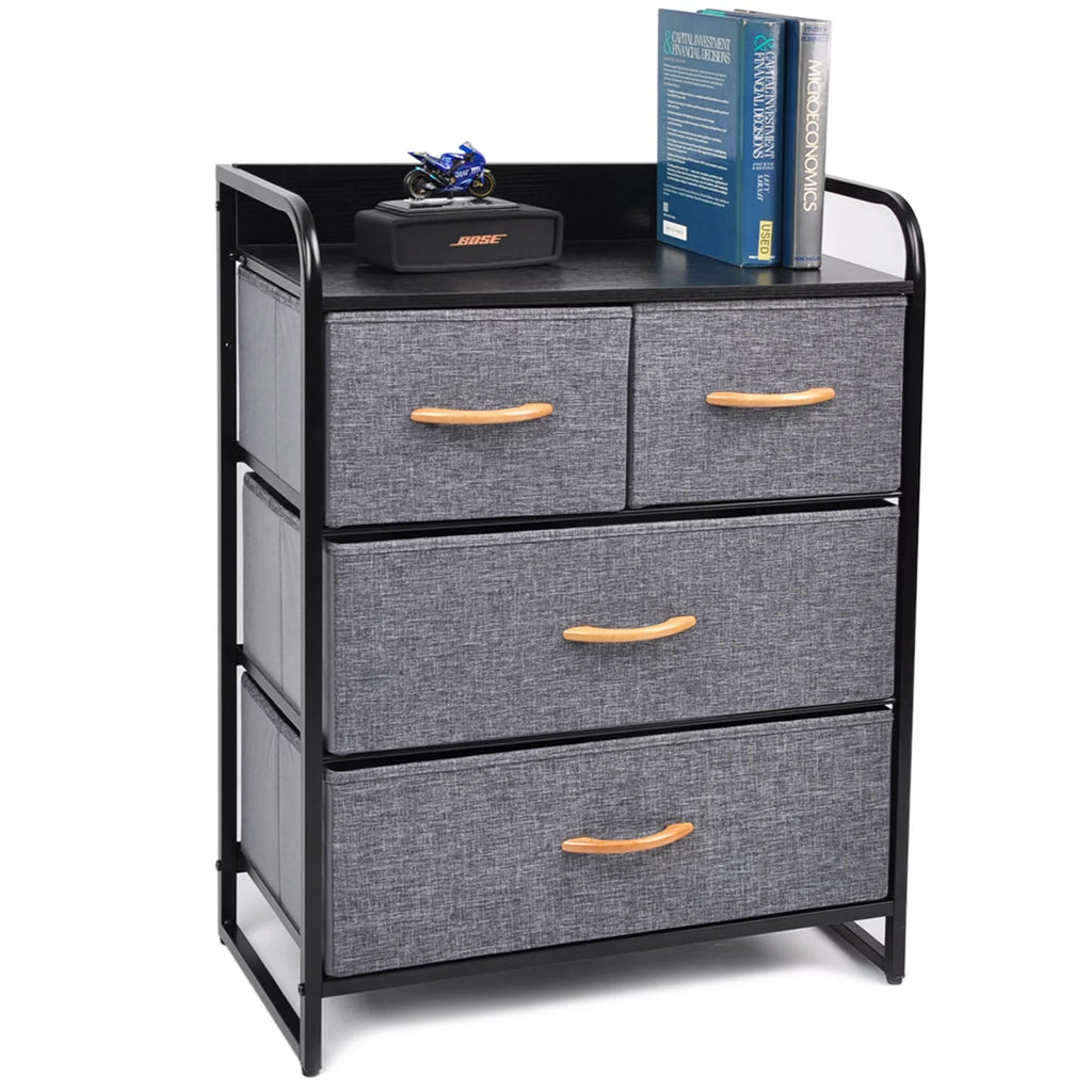 5 Drawer Fabric Dresser Storage Tower Cabinet I121